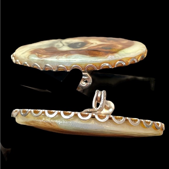 Vintage  English Springer Spaniel Dog brooch - Picture 6 of 7